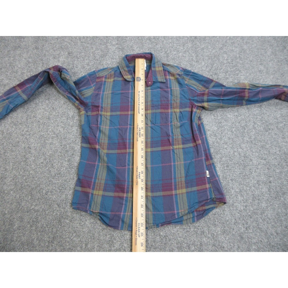 North Face Shirt Womens Small Plaid Button Up‎ Long Sleeve Outdoors Hiking Top - Picture 8 of 13